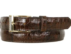 Baby Crocodile Belt Brown
