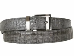 Baby Crocodile Belt Grey