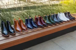 Burnished Calfskin Slip-On Boot Burgundy