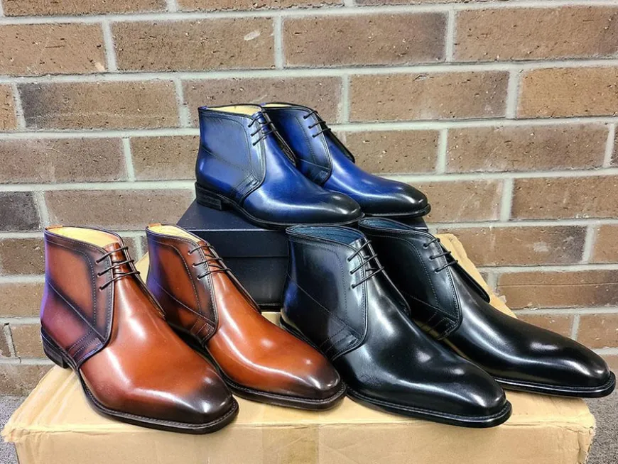 Calfskin Chukka Boot Black