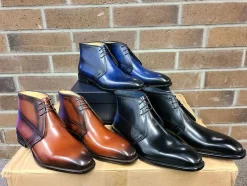 Calfskin Chukka Boot Whiskey