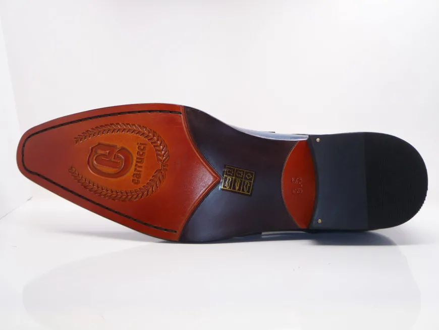 Calfskin Monkstrap Blue
