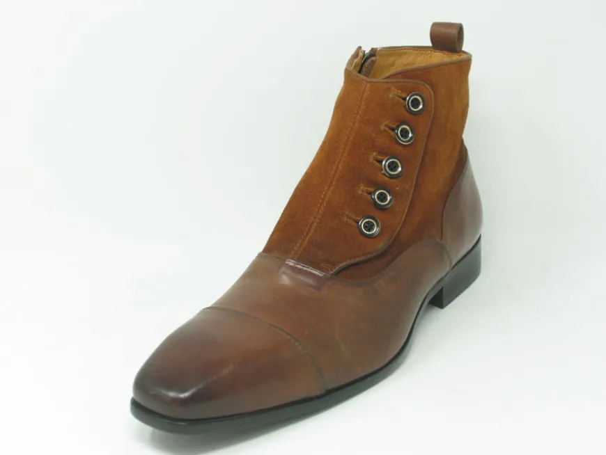 Calfskin Slip-On Boot Brown