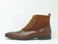 Calfskin Slip-On Boot Brown