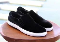 Carrucci by Maurice Velvet Slip-On Sneaker Black