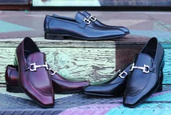 Corrente Calfskin Slip-On Loafer Black