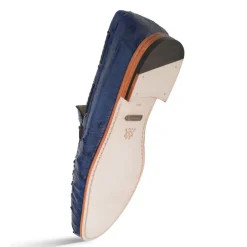 Mezlan Ostrich Dress Moccasin Jeans