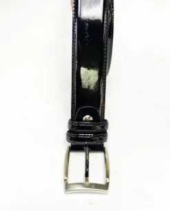 Patent Leather Belt Black