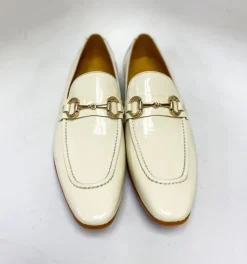 Patent Leather Belt Bone