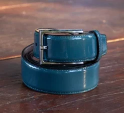 Patent Leather Belt Stone