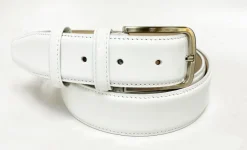 Patent Leather Belt White