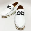 Pelle Calfskin Slip-On Loafer White