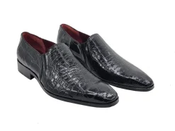 Pelle Exotics "Bellini" Alligator Loafer Black