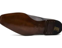Ryan Burnished Calfskin Double Monkstrap Brown