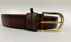 Style: C Collection Brown Leather Belt