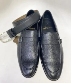 Style: C Collection Deerskin Belt Black