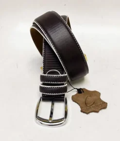 Style: C Collection Leather Belt Brown