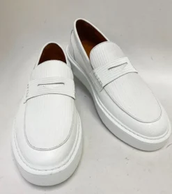 Style: C Collection Leather Belt White