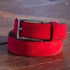 Suede Belt Ruby