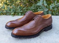 Ugo Vasare "Jayden" Pebble Grain Oxford-Tan