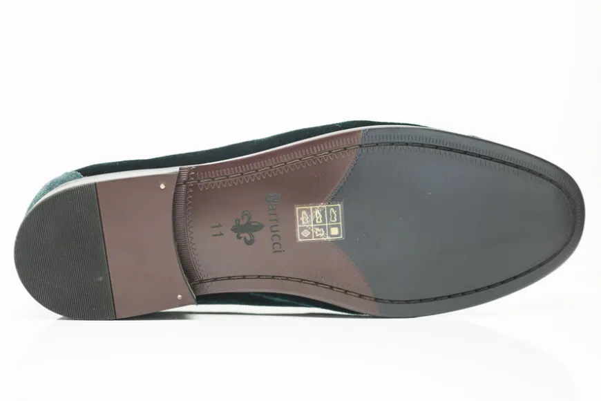 Velvet Formal Loafer Green